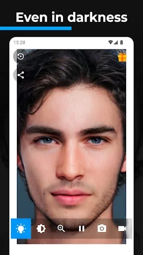 Mirror with Light and Video Screenshot 2