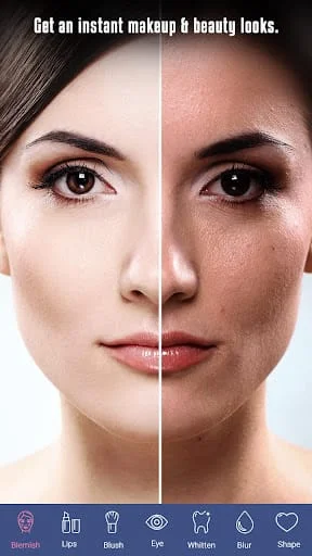 Face Beauty Makeup Camera Screenshot 2