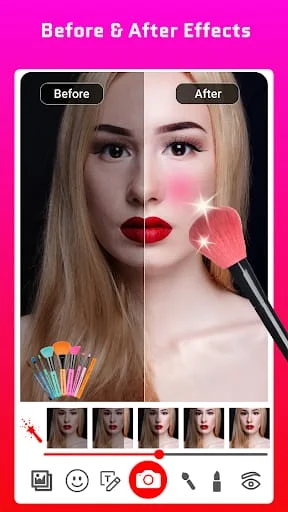 Makeup Photo Grid Beauty Salon Screenshot 1