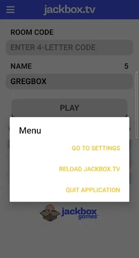 gregbox - jackbox player Screenshot 2
