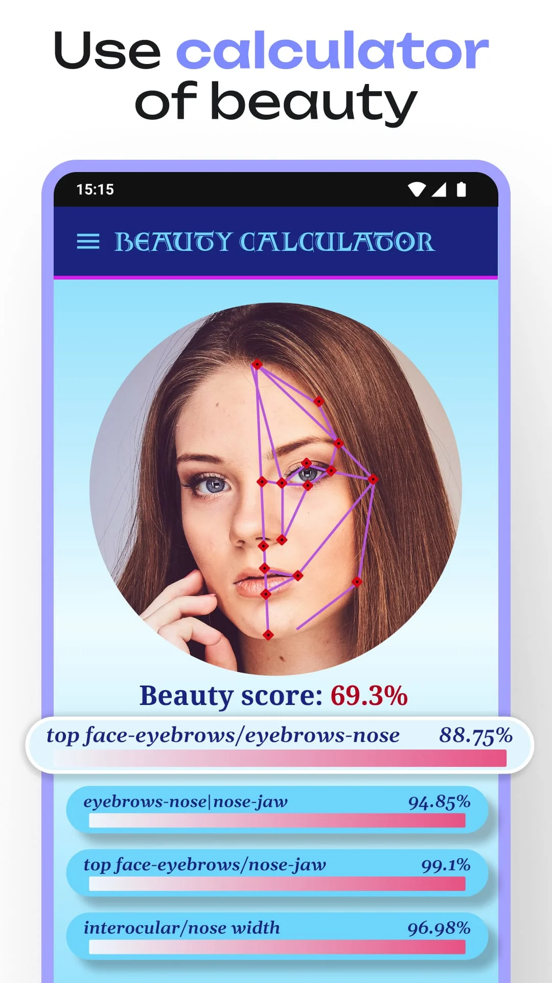 Beauty Calculator Pretty Scale Screenshot 1