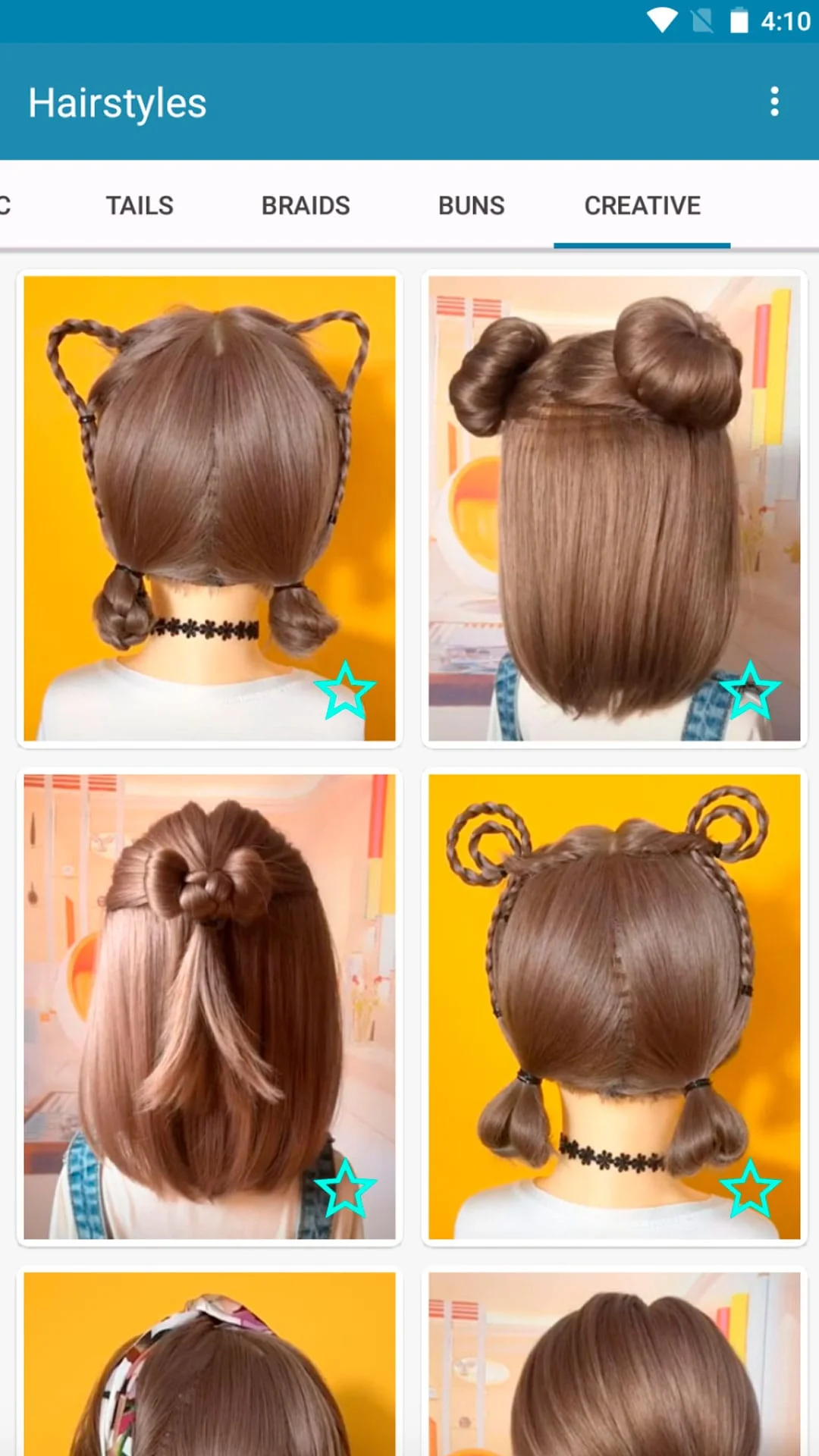 Hairstyles for short hair Screenshot 2