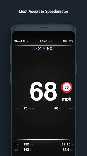 GPS Speedometer for Car Screenshot 1