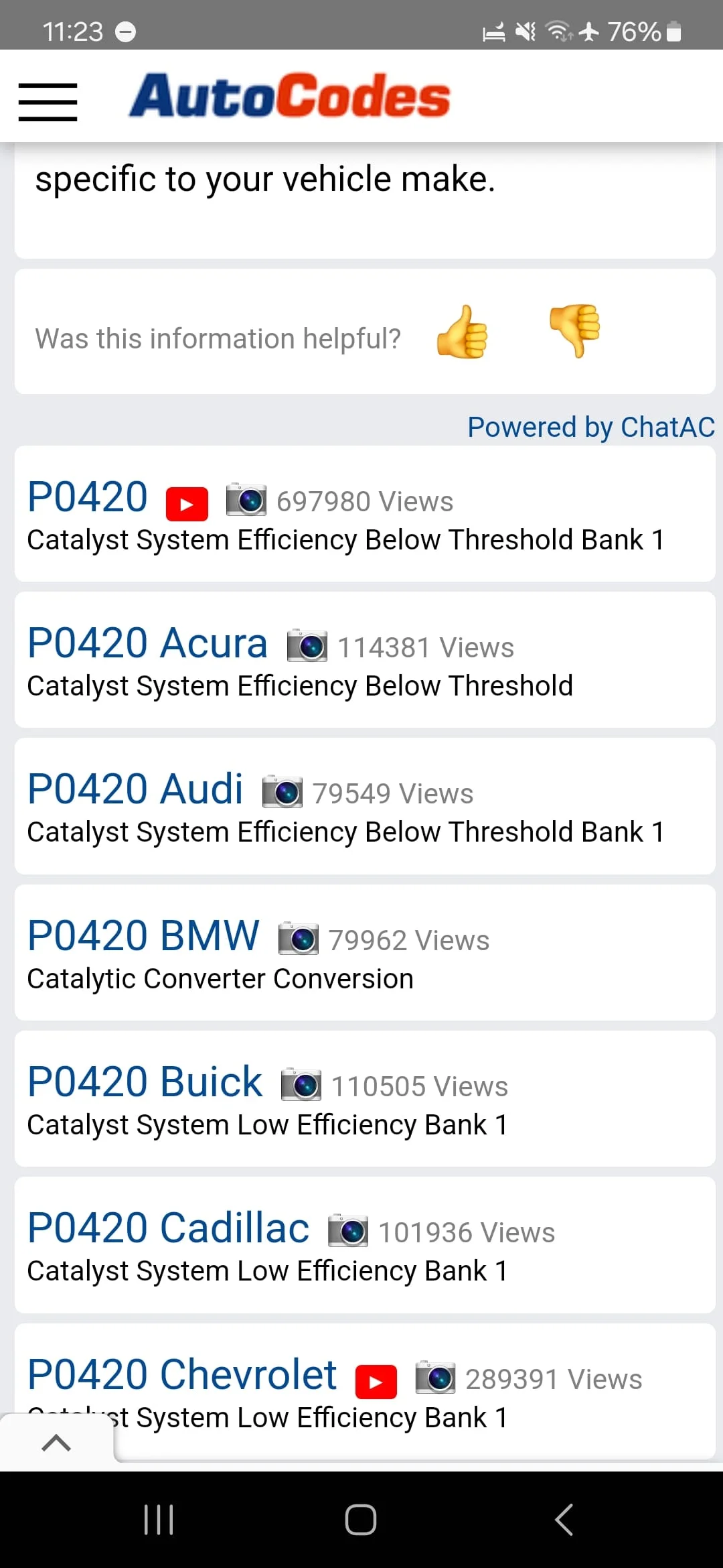 AutoCodes Screenshot 2