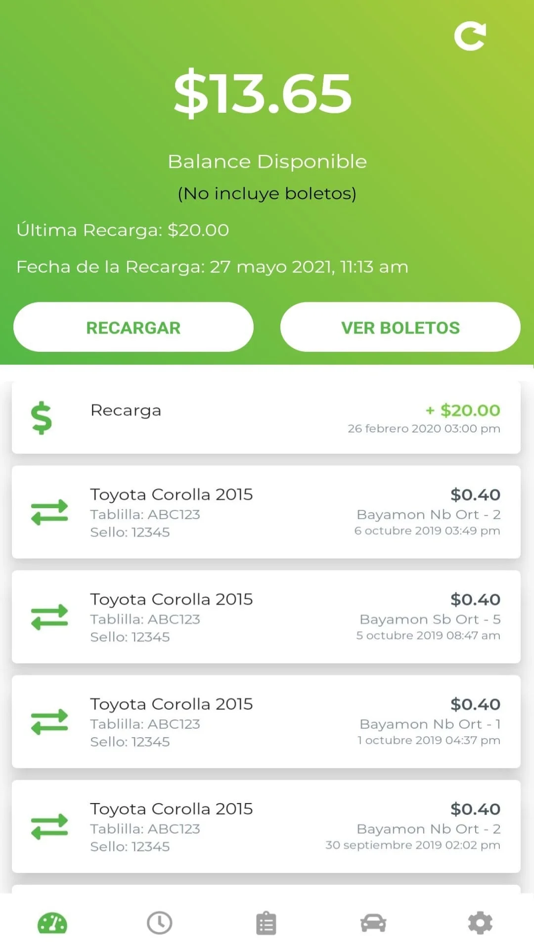 AutoExpreso Móvil Screenshot 1