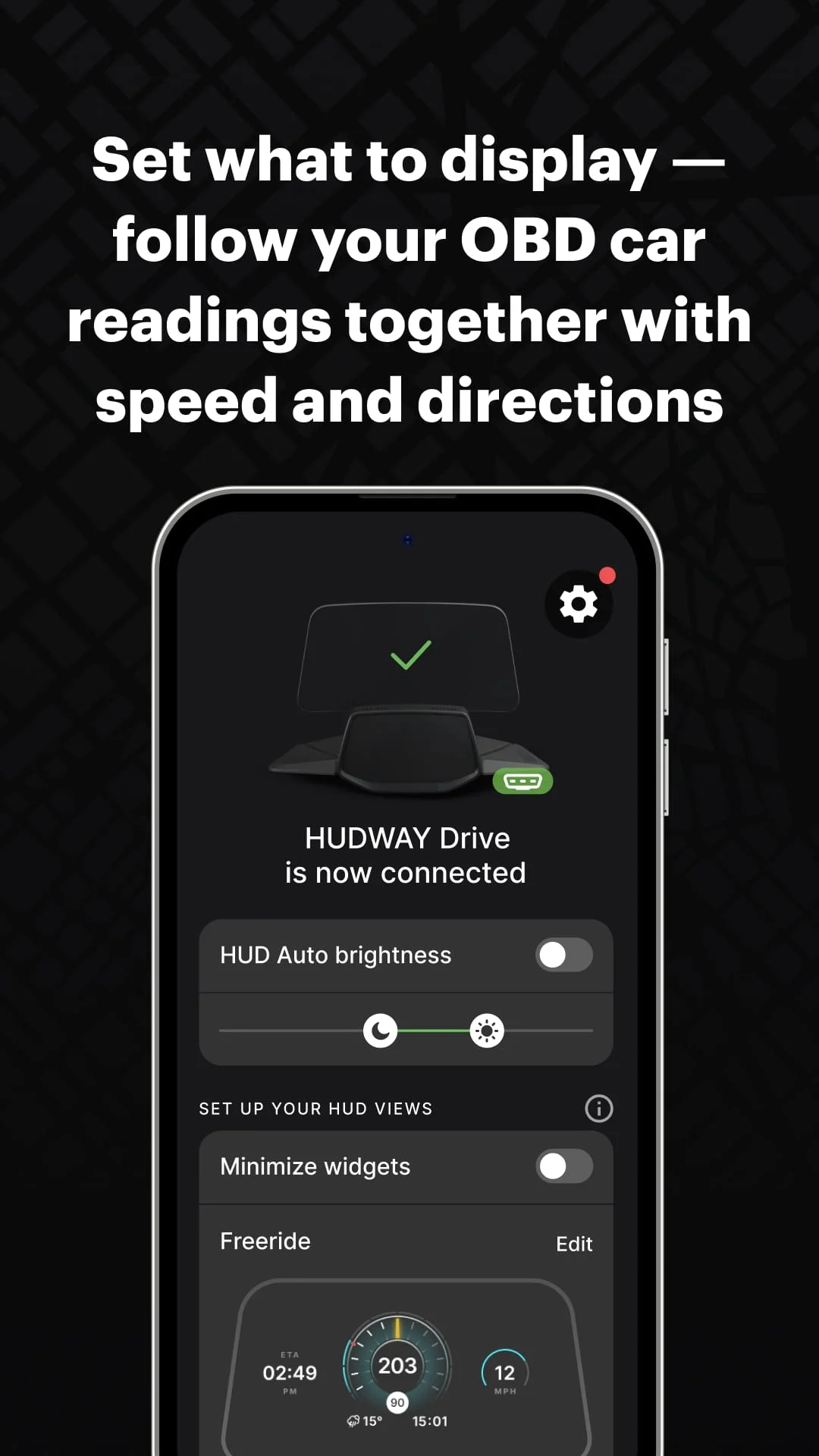 HUDWAY Drive: HUD for any car Screenshot 3