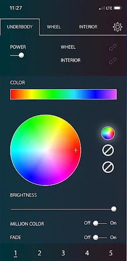 LEDGlow Automotive Control Screenshot 3
