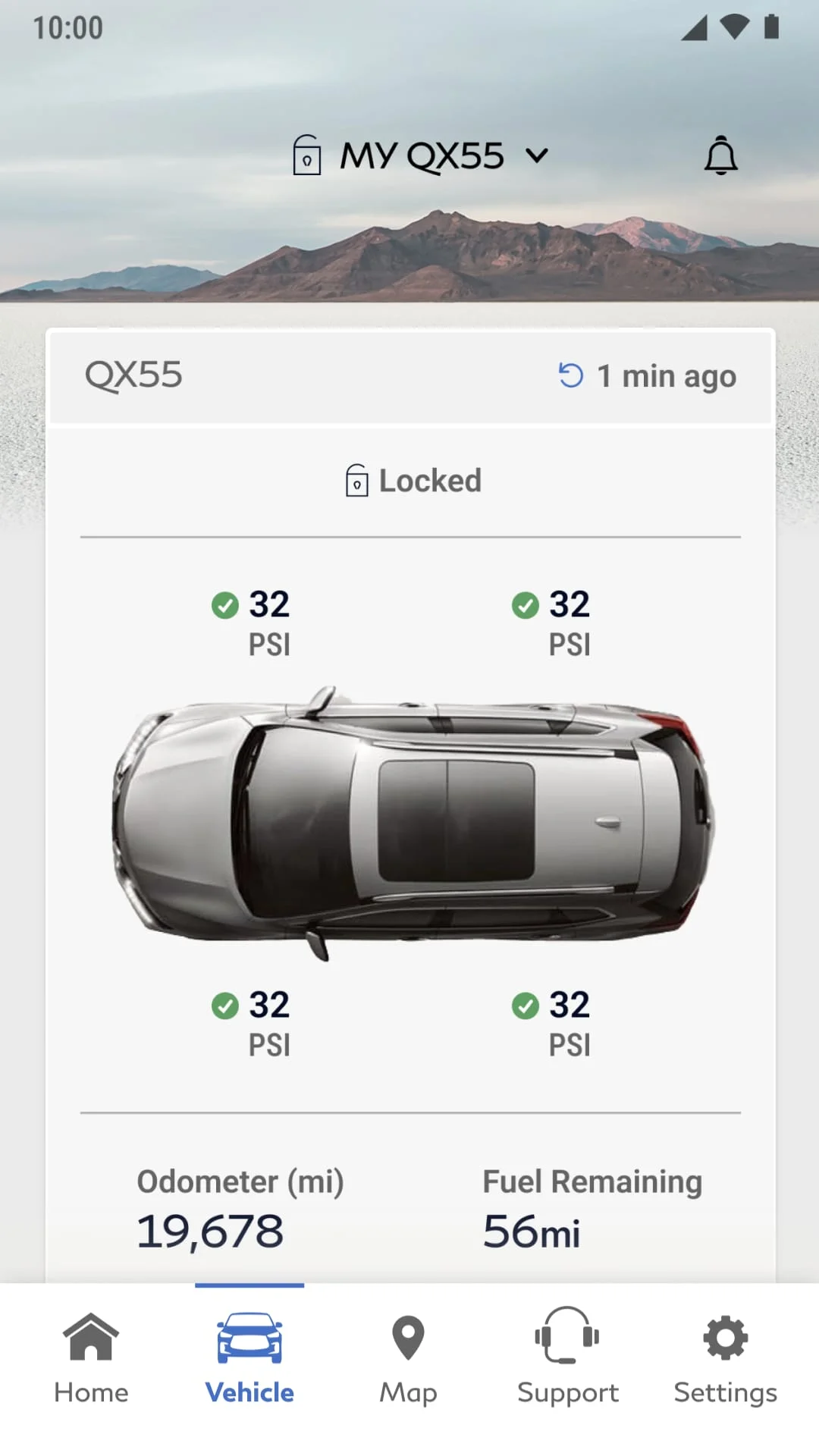 MyINFINITI App Screenshot 2