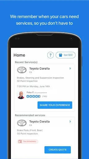 YourMechanic Mobile Car Repair Screenshot 1
