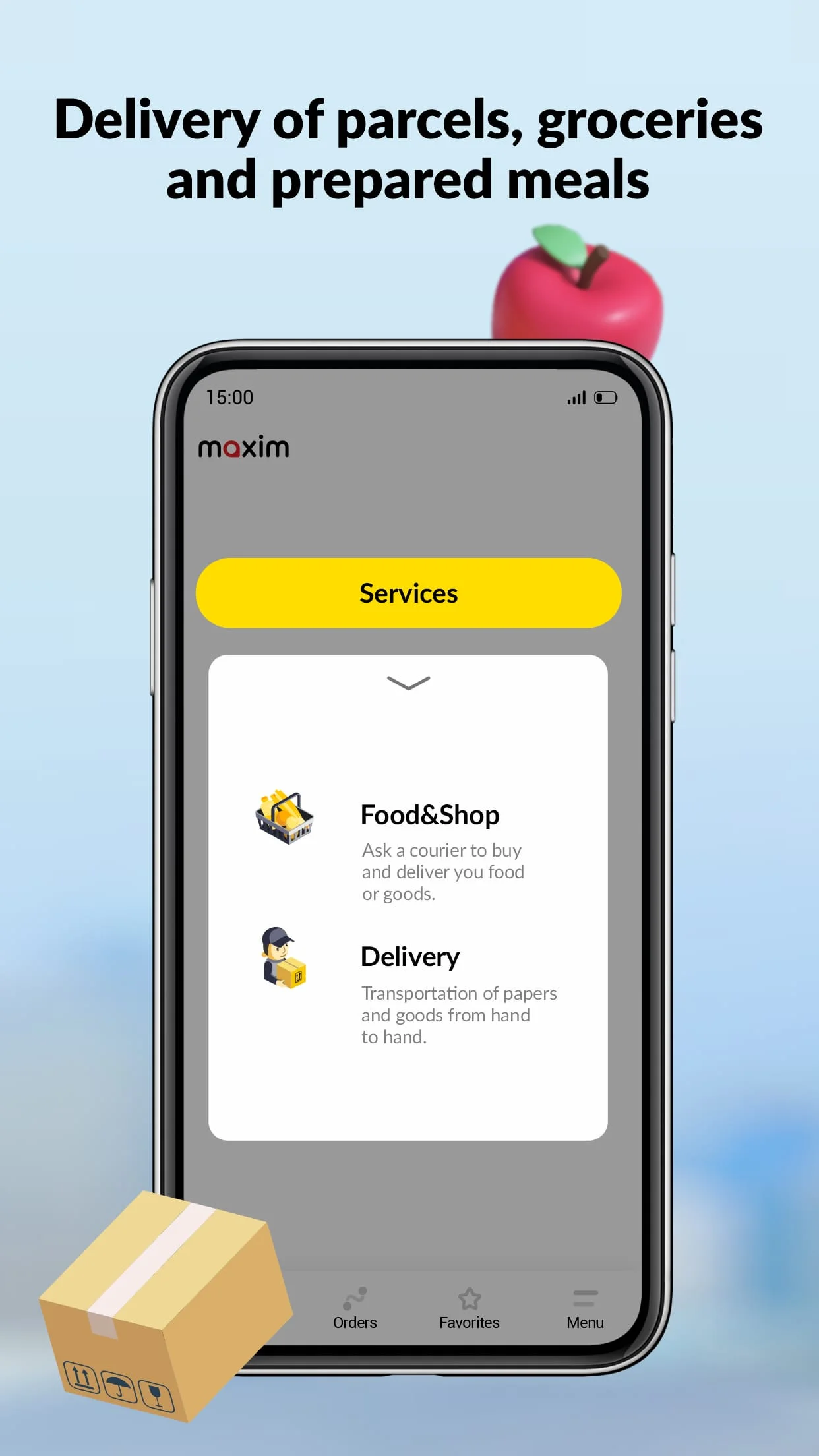 maxim — order a taxi & food Screenshot 4