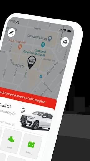 Motion for Audi connect Screenshot 2