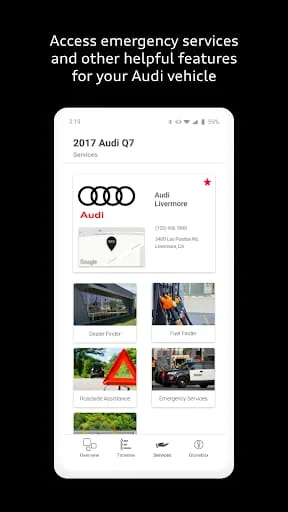 Motion for Audi connect Screenshot 4