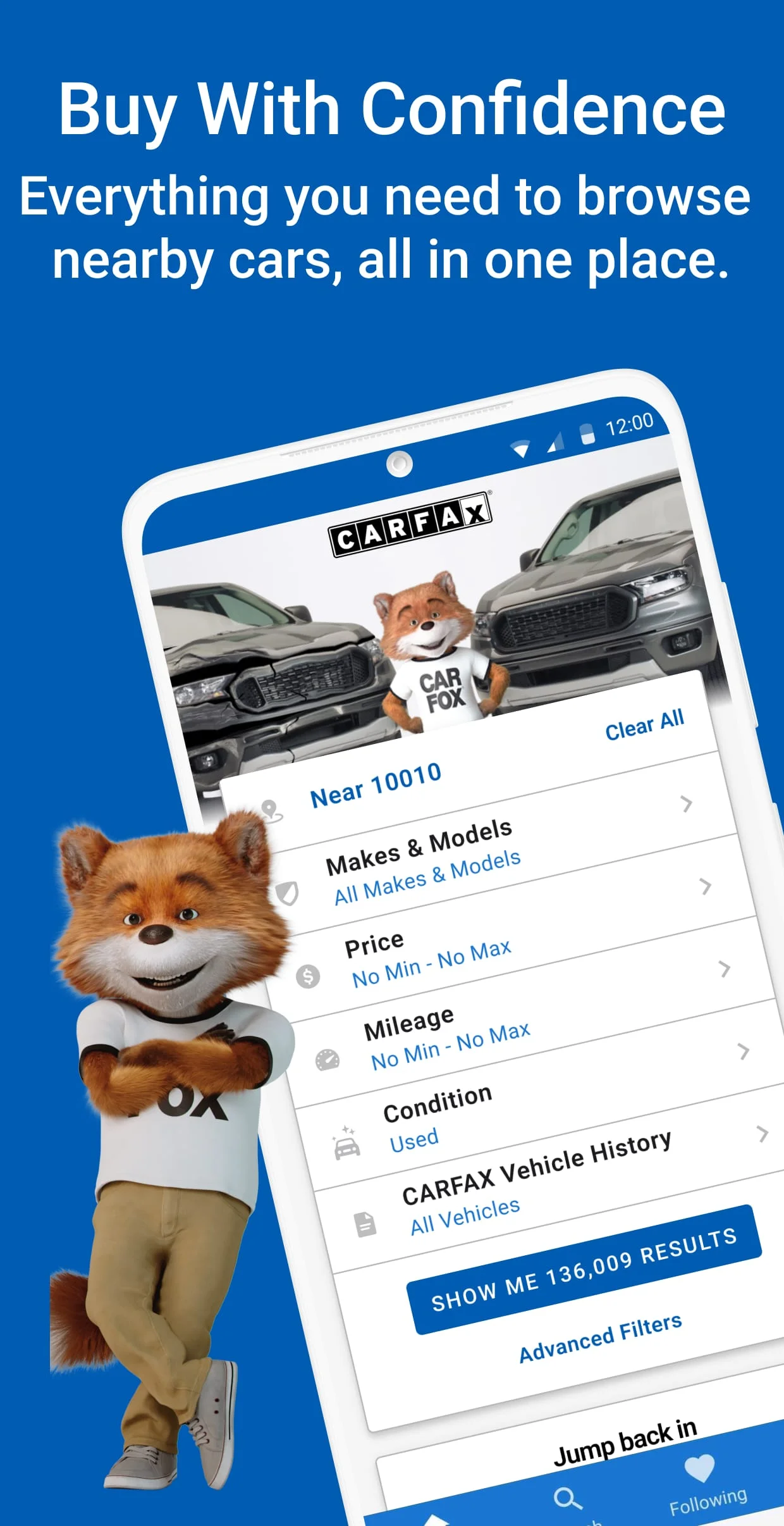 CARFAX - Shop New & Used Cars Screenshot 1