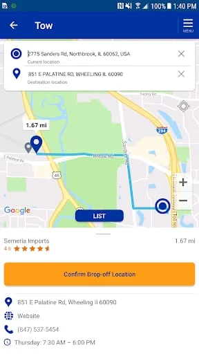 Allstate Motor Club Screenshot 3