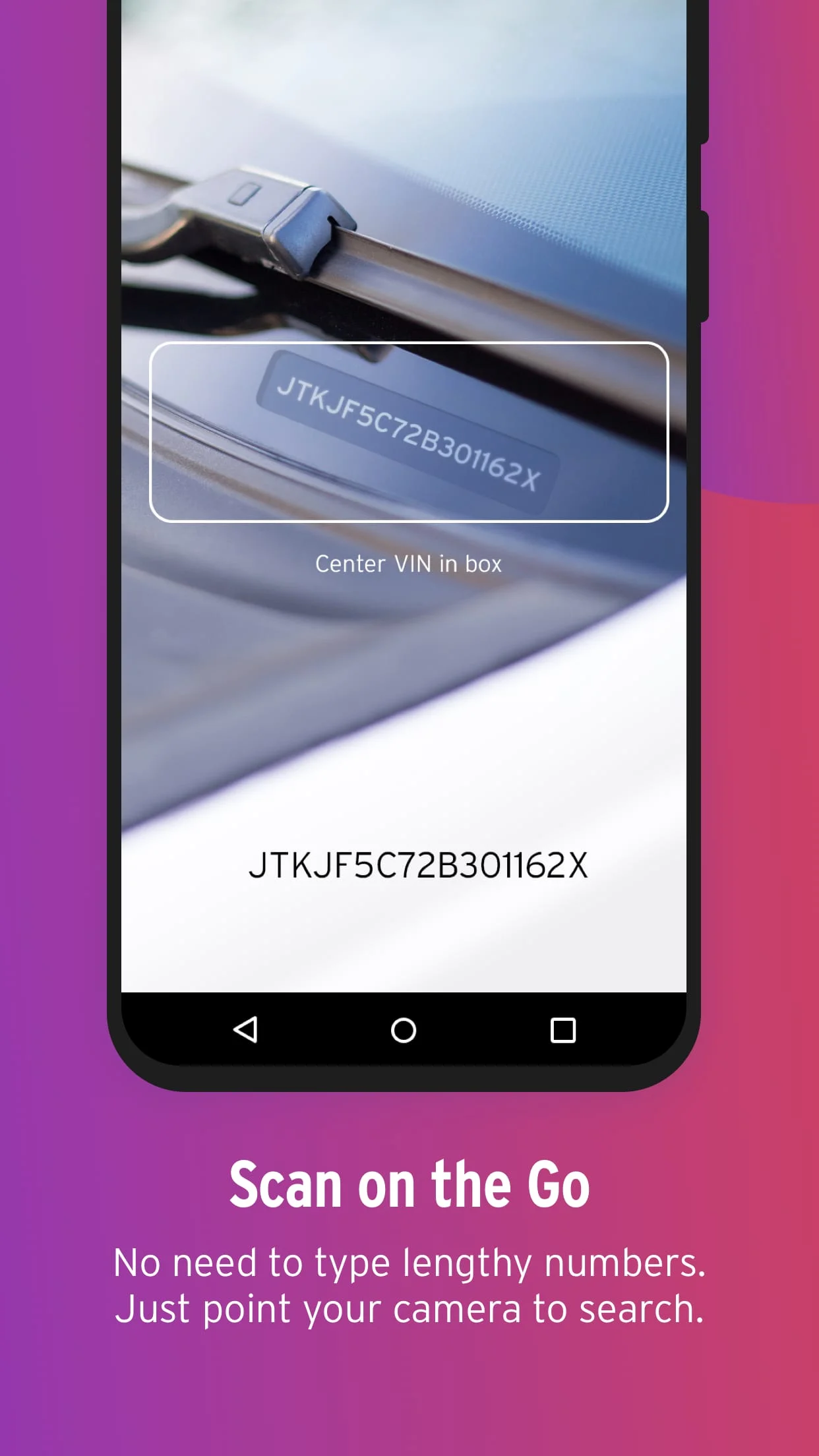 Bumper Vehicle History Reports Screenshot 2