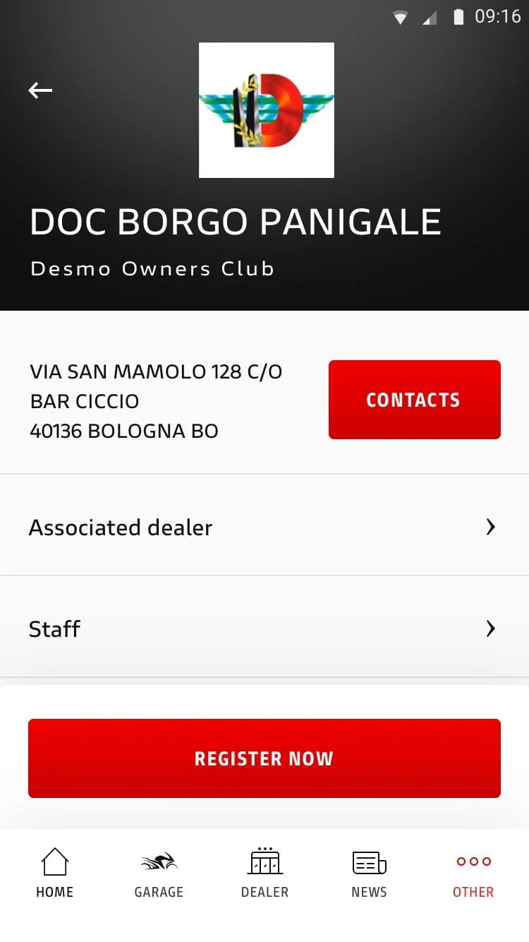 MyDucati Screenshot 4