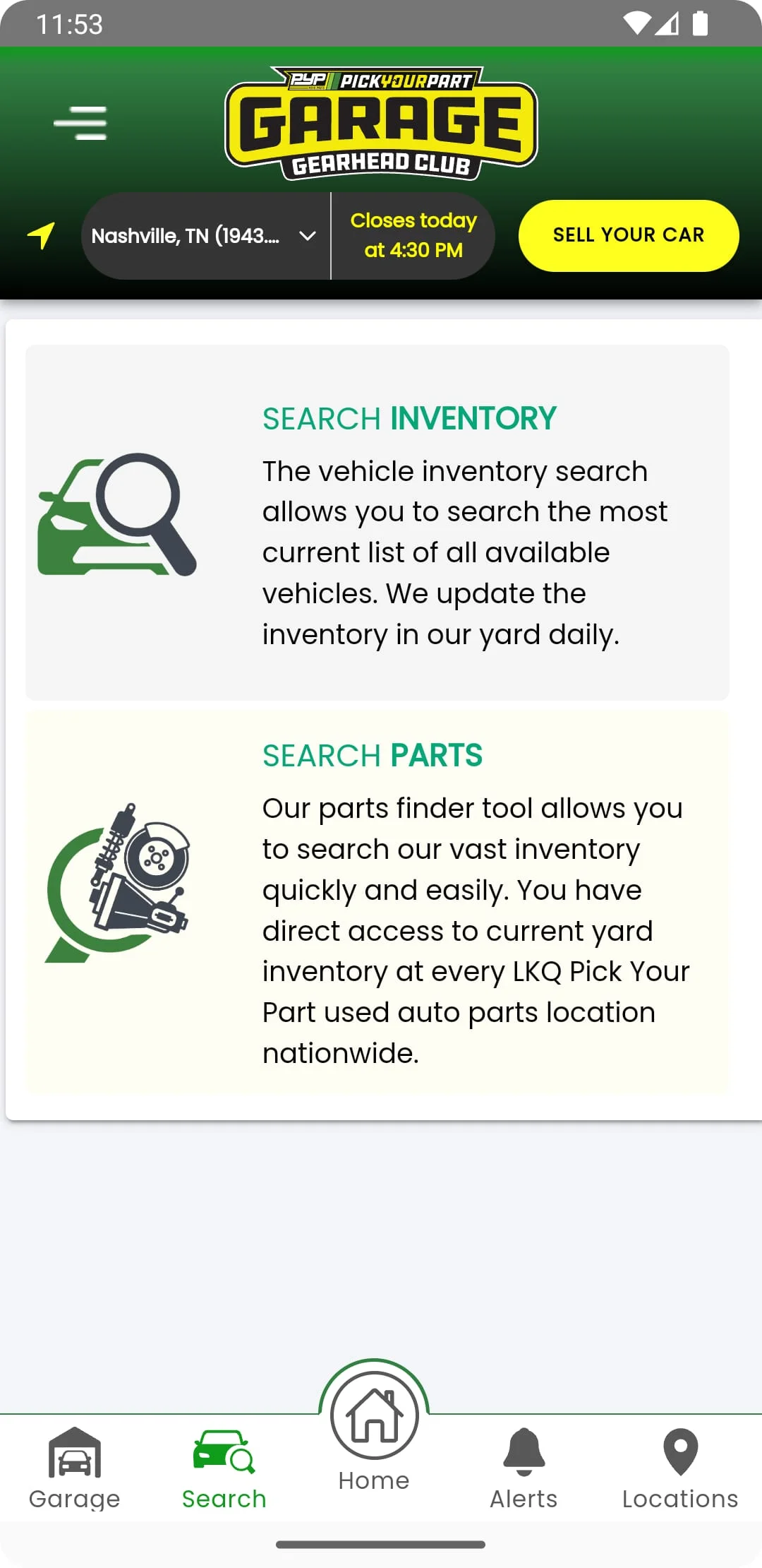 Pick Your Part Garage Screenshot 4
