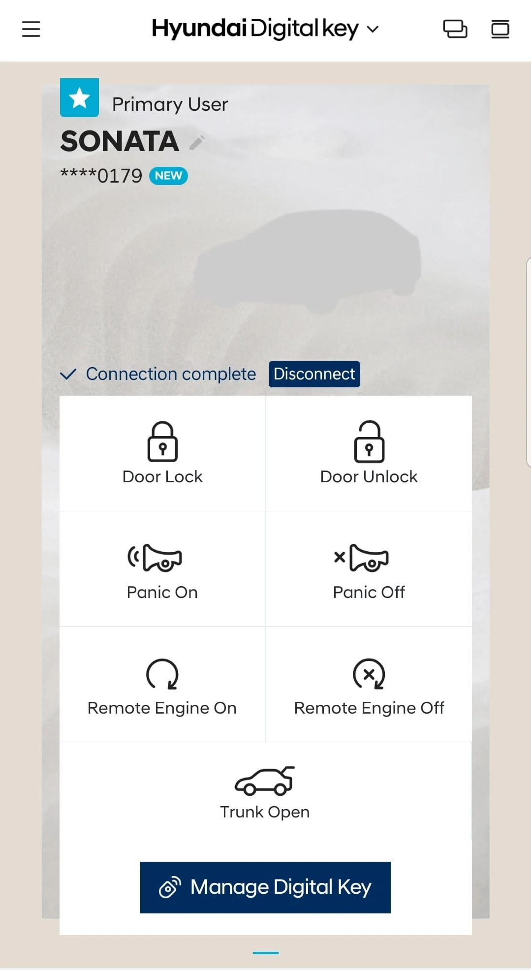Hyundai Digital Key Screenshot 4