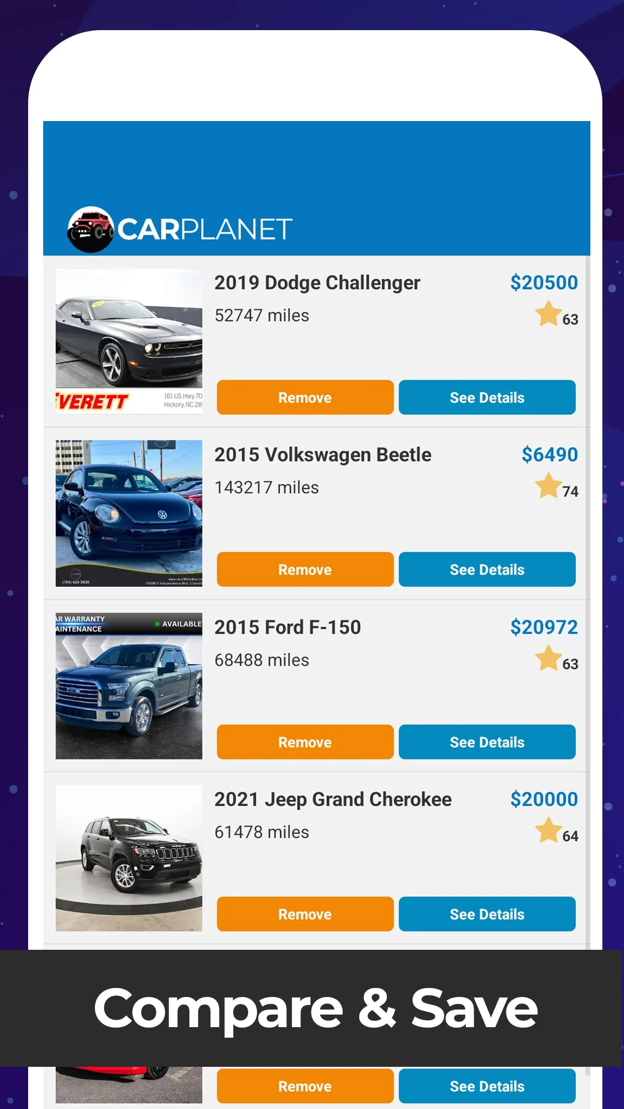 Used Car Search Screenshot 4
