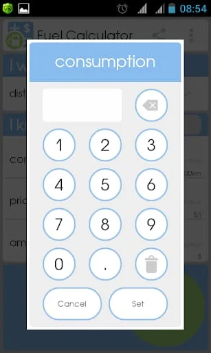 Fuel Calculator Screenshot 3