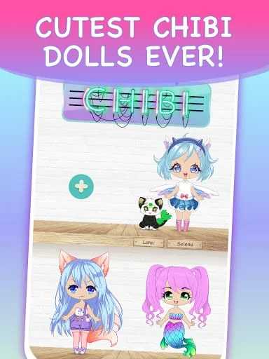 Chibi Dress Up Games for Girls Screenshot 1