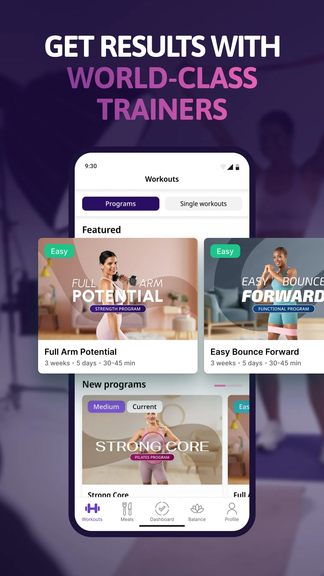 Radiance: Home Fitness For You Screenshot 2