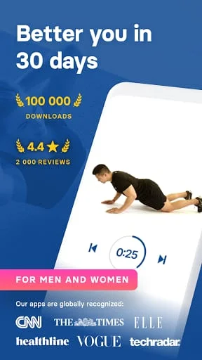 Upper Body Training at Home Screenshot 1