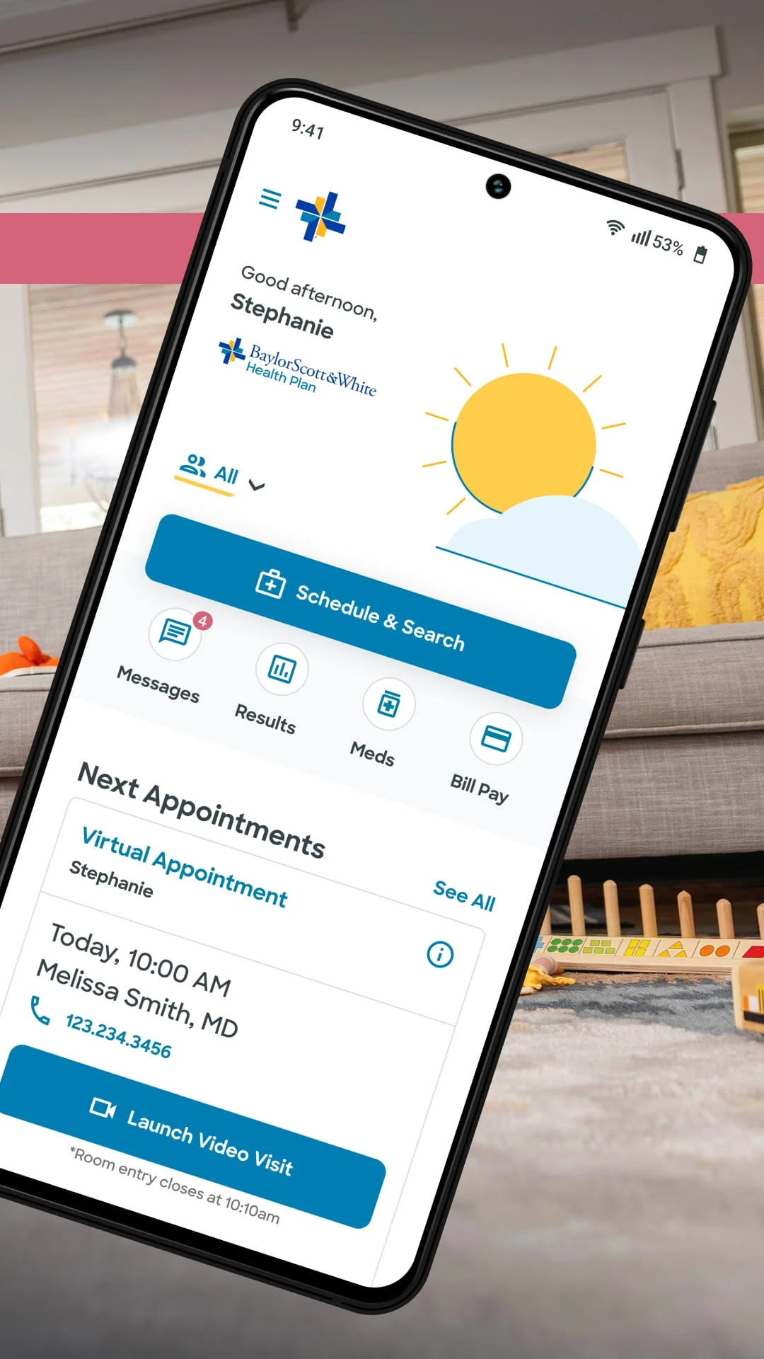 MyBSWHealth Screenshot 2