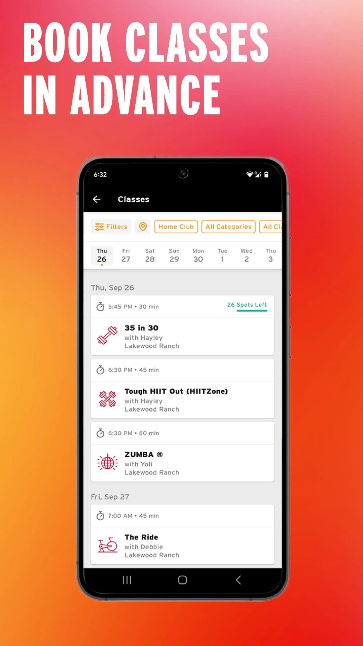 Crunch Fitness Screenshot 2