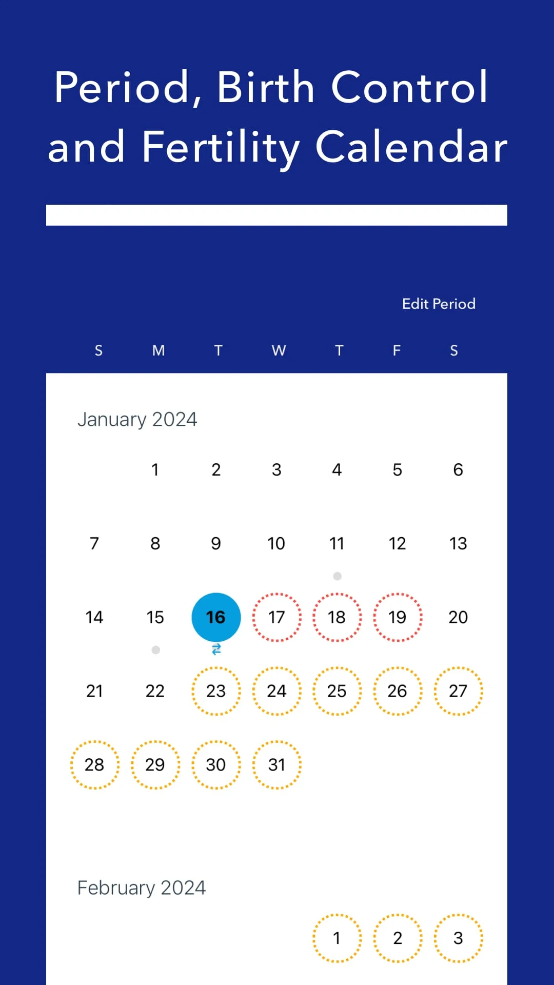 Spot On Period Tracker Screenshot 3