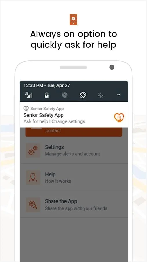 Senior Safety App Screenshot 3