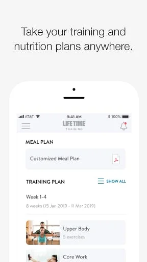 Life Time Training Screenshot 3
