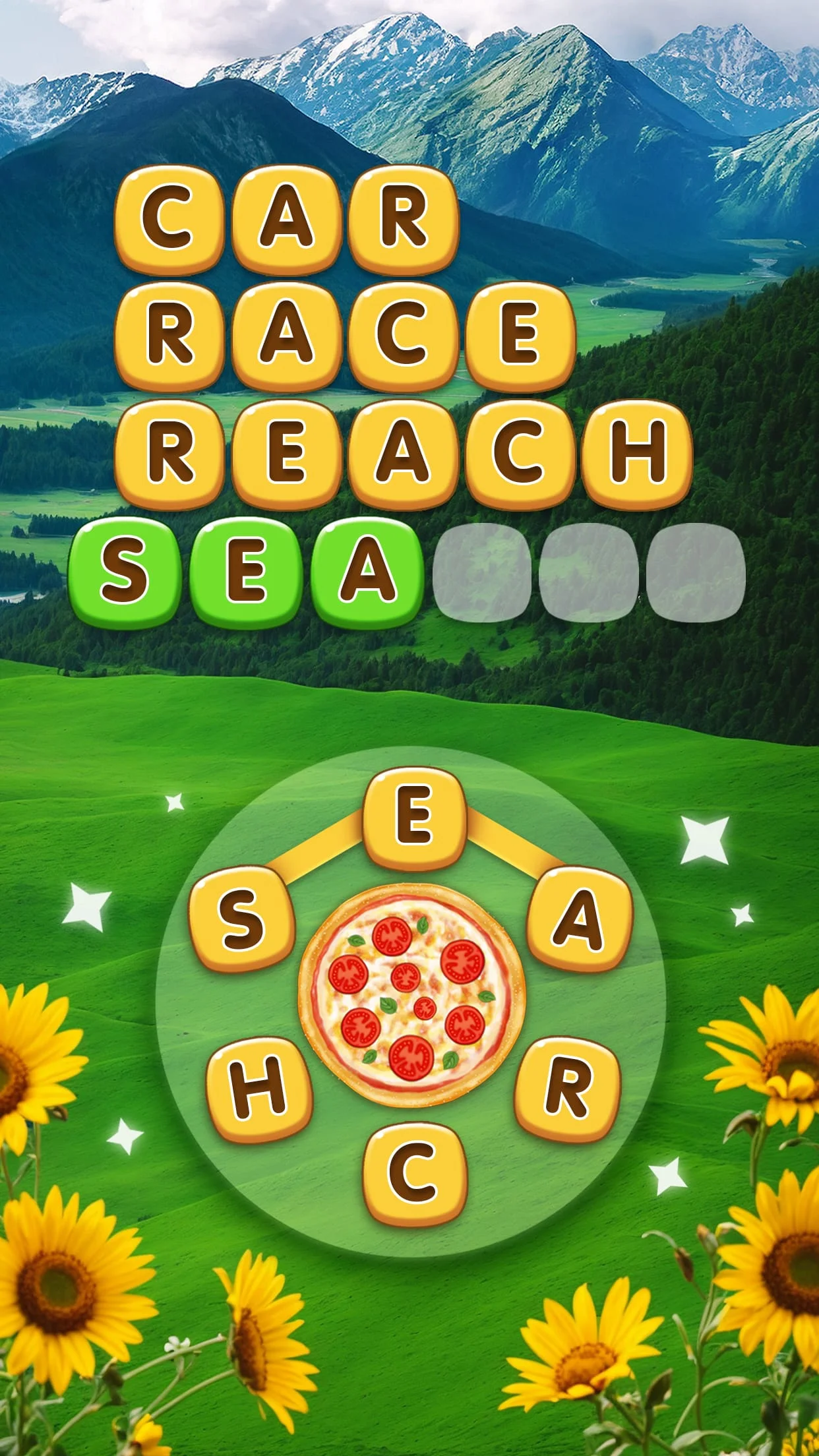 Word Pizza - Word Games Screenshot 1