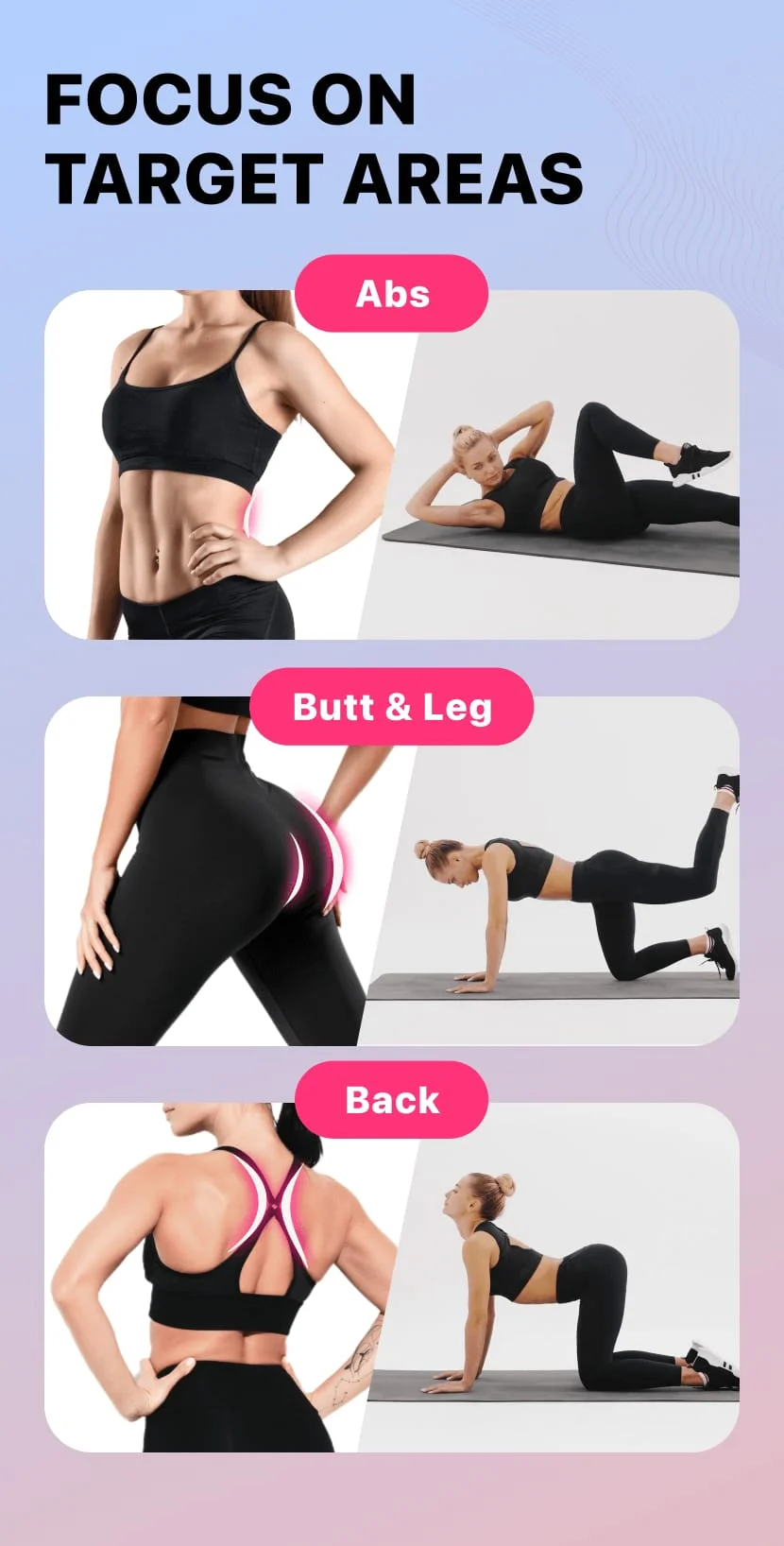 Workout for Women: Fit at Home Screenshot 3