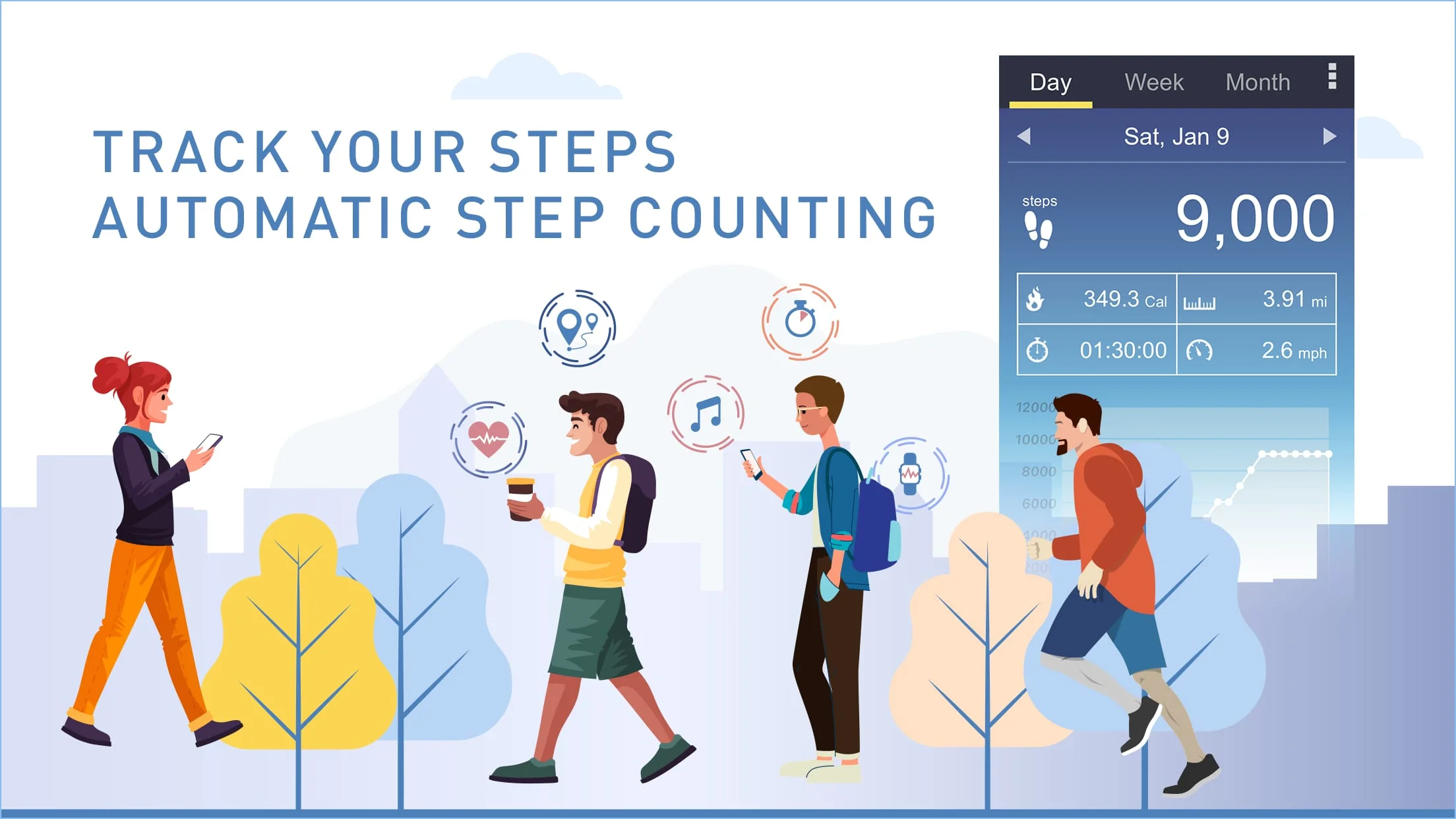 Pedometer - Step Counter App Screenshot 3