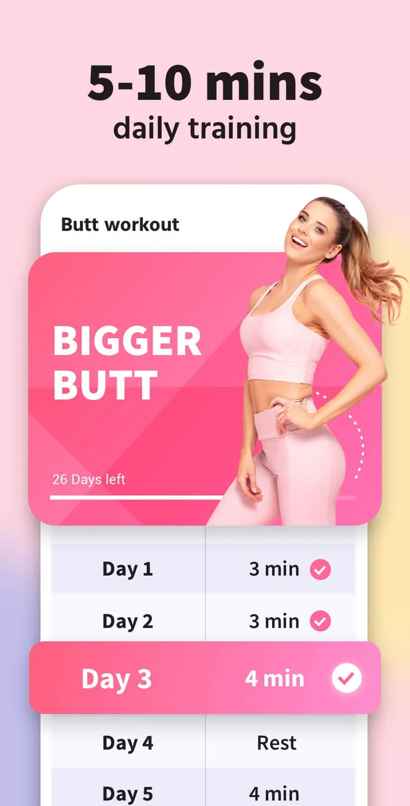 Buttocks Workout - Butt & Leg Screenshot 4