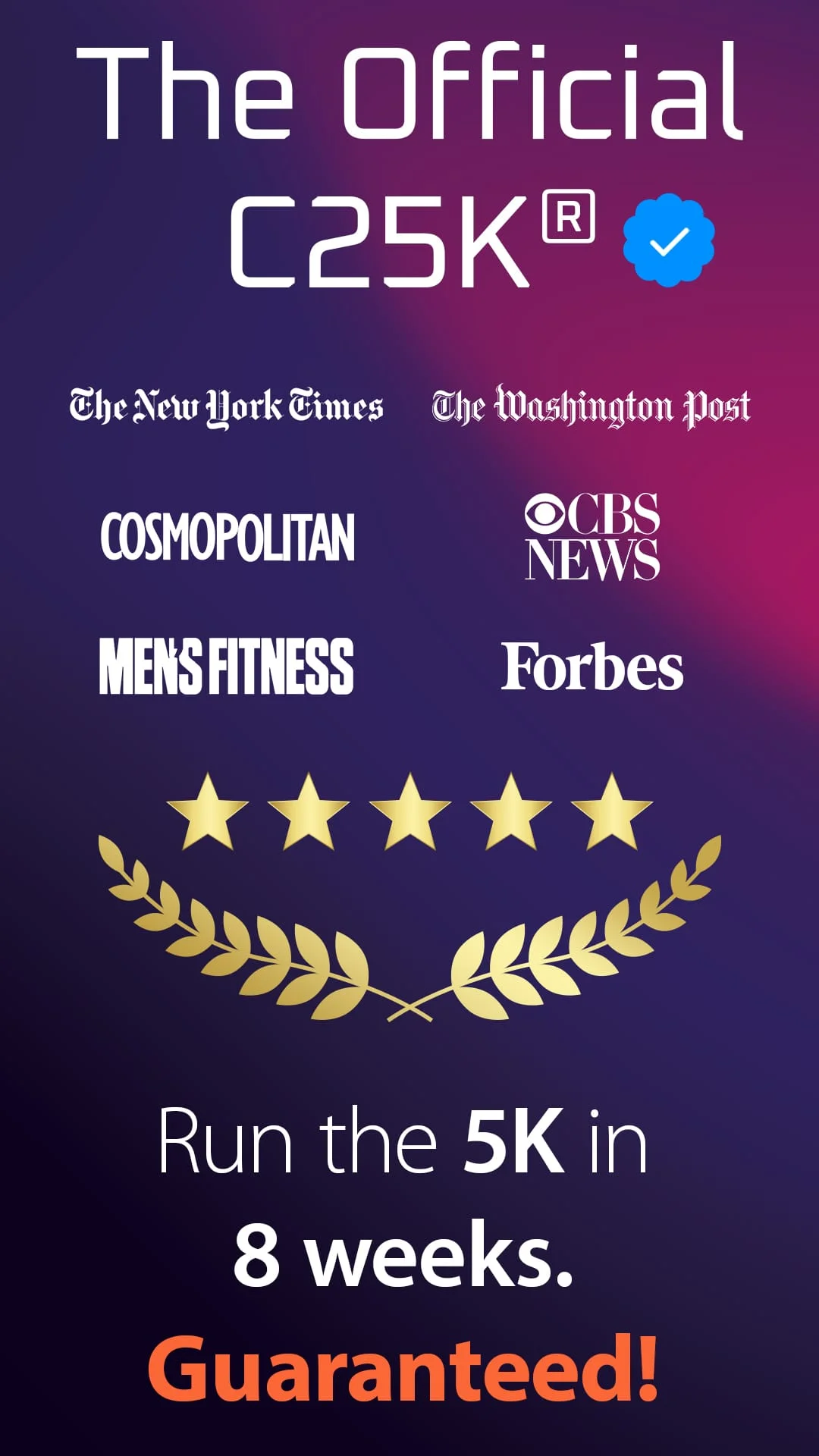 C25K® Couch to 5K: Run Trainer Screenshot 1