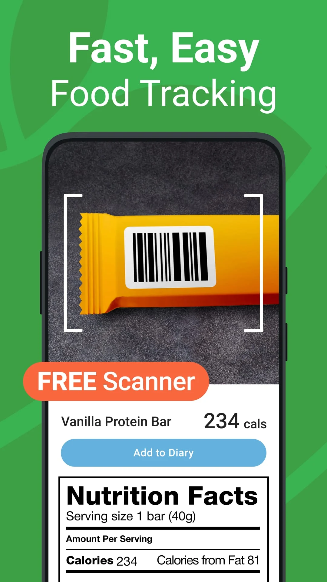 Calorie Counter - MyNetDiary Screenshot 2