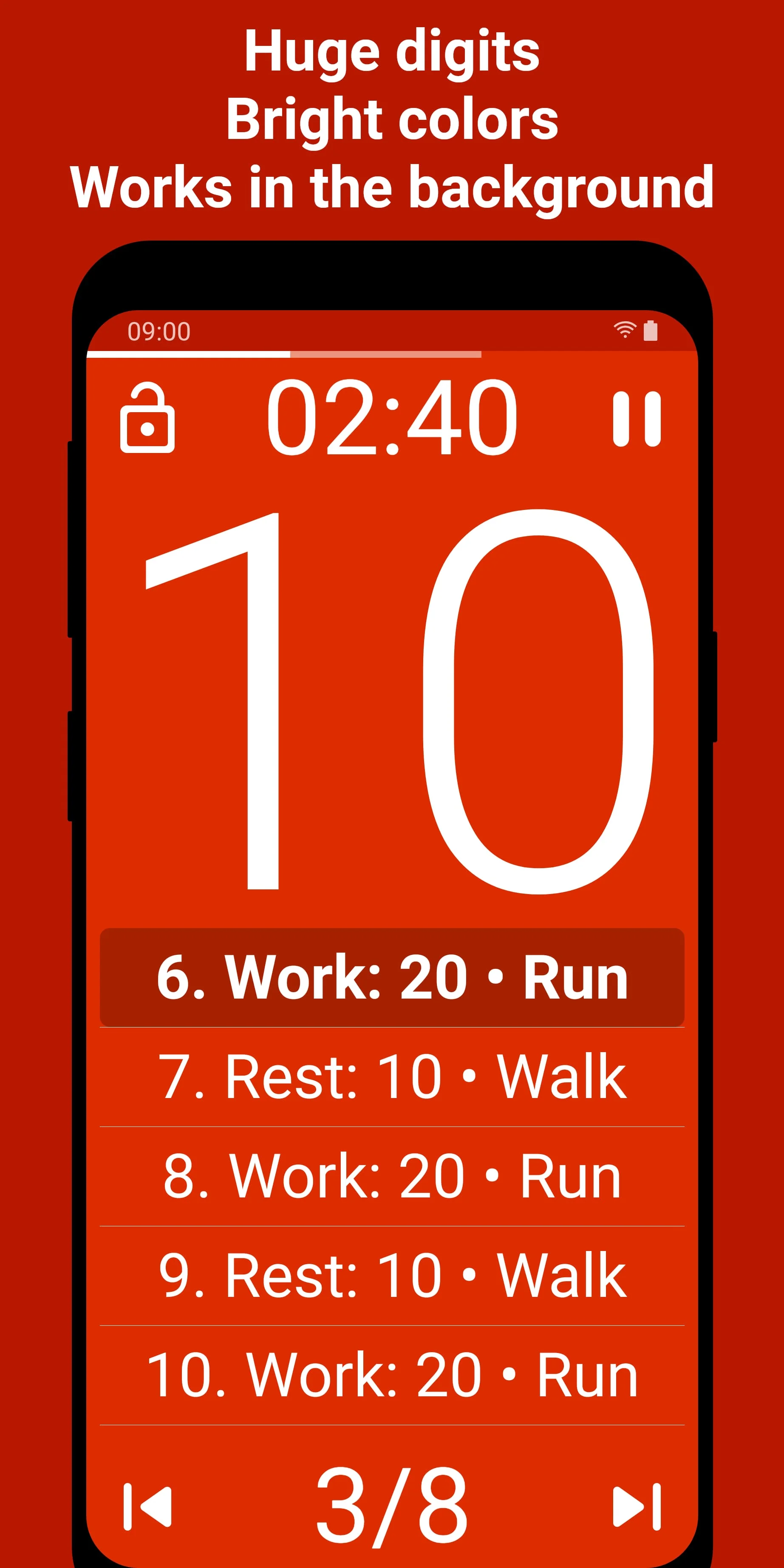 Tabata Timer: Interval Timer Screenshot 2