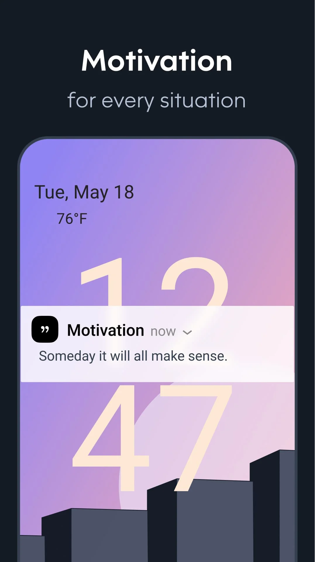 Motivation - Daily quotes Screenshot 1