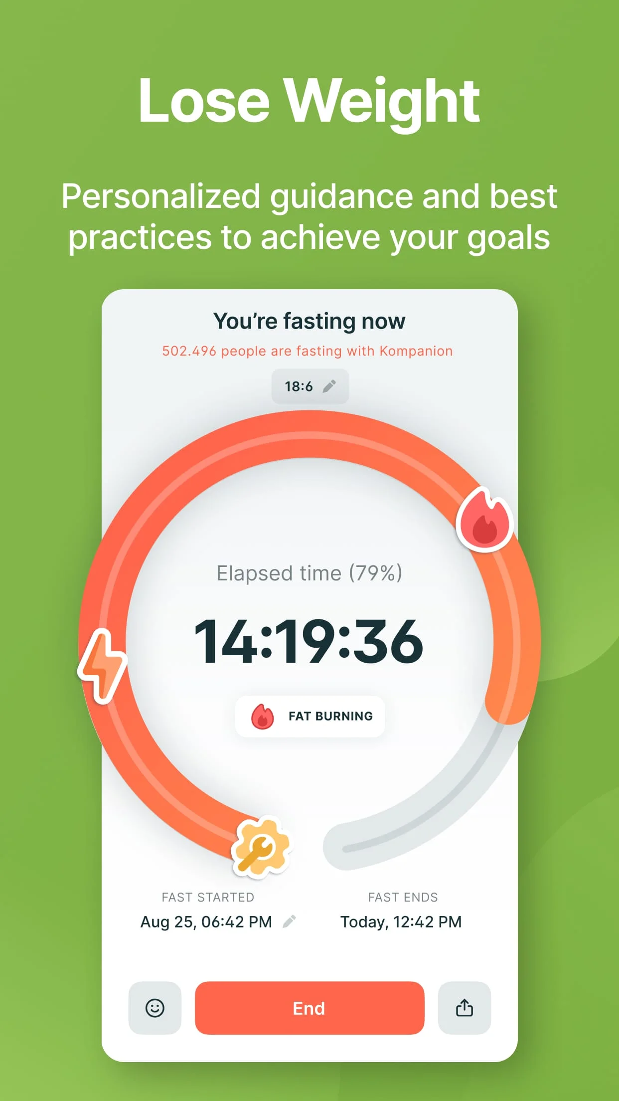 Kompanion Intermittent Fasting Screenshot 2