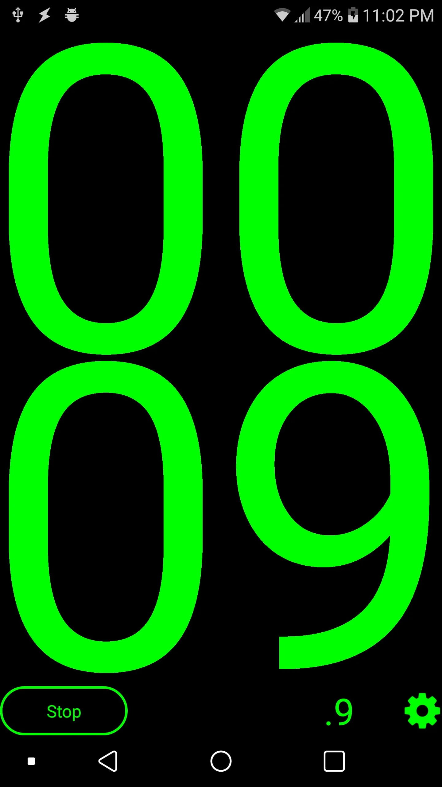 Giant Stopwatch Screenshot 1