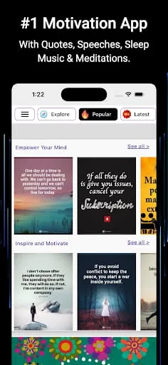 Motivational Quotes - Daily Screenshot 1
