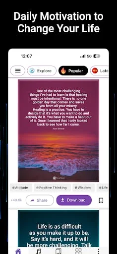 Motivational Quotes - Daily Screenshot 4