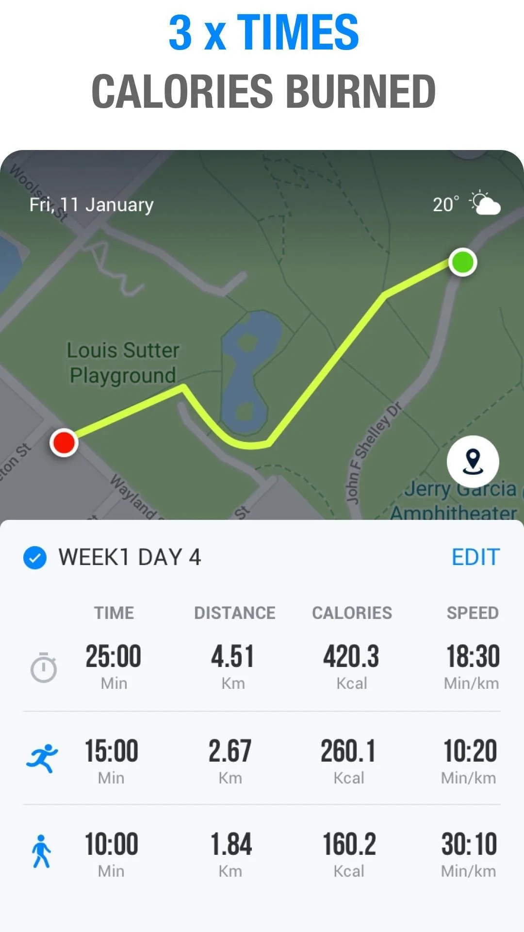 Walking App - Lose Weight App Screenshot 3