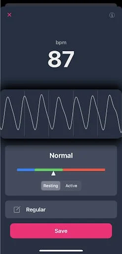 Heart Rate Monitor Screenshot 2