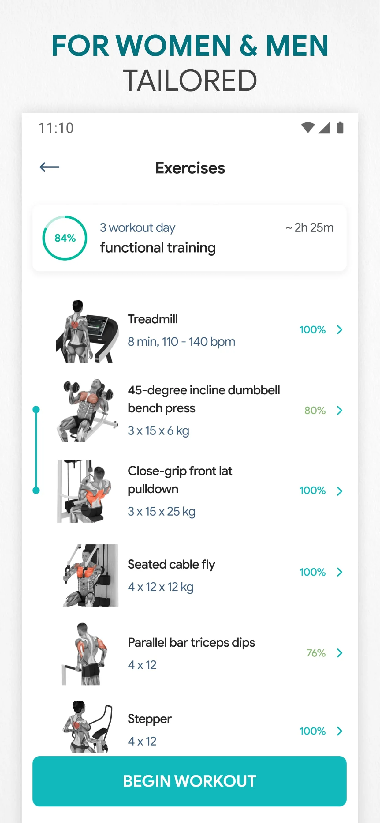 Fitness App: Gym Workout Plan Screenshot 3