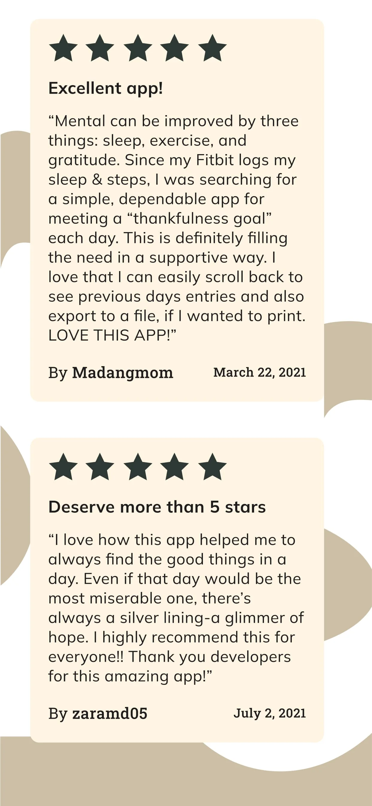 Three Good Things - Gratitude Screenshot 3