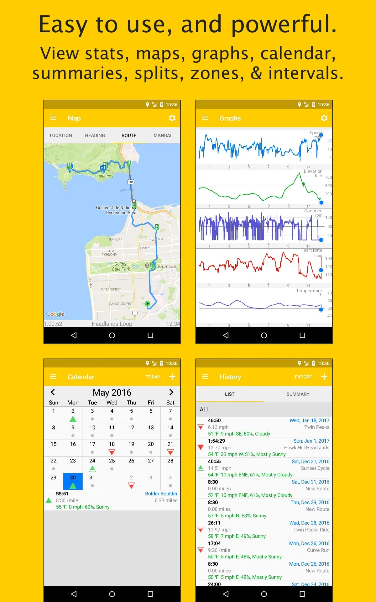 Cyclemeter Cycling Tracker Screenshot 2