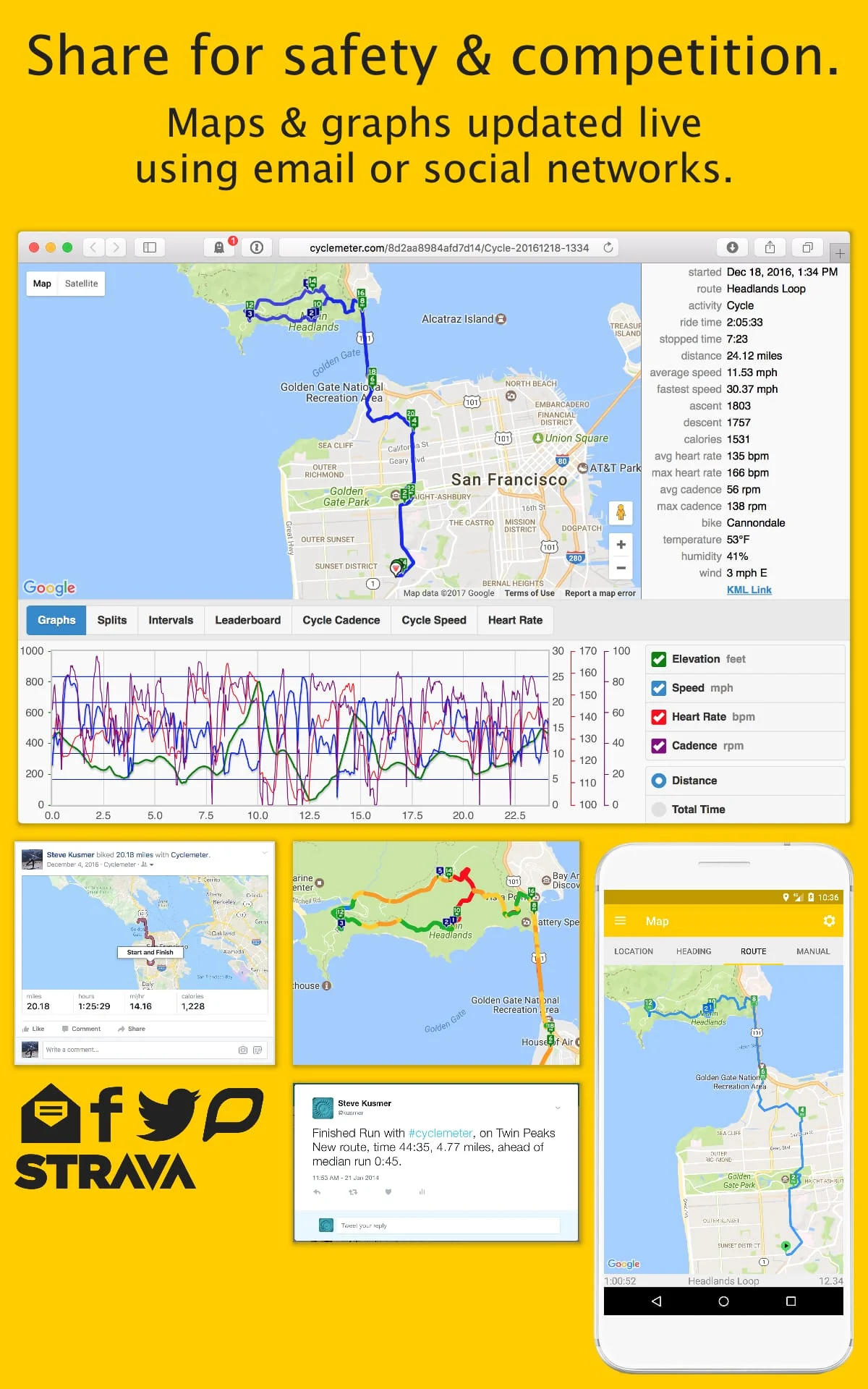 Cyclemeter Cycling Tracker Screenshot 4